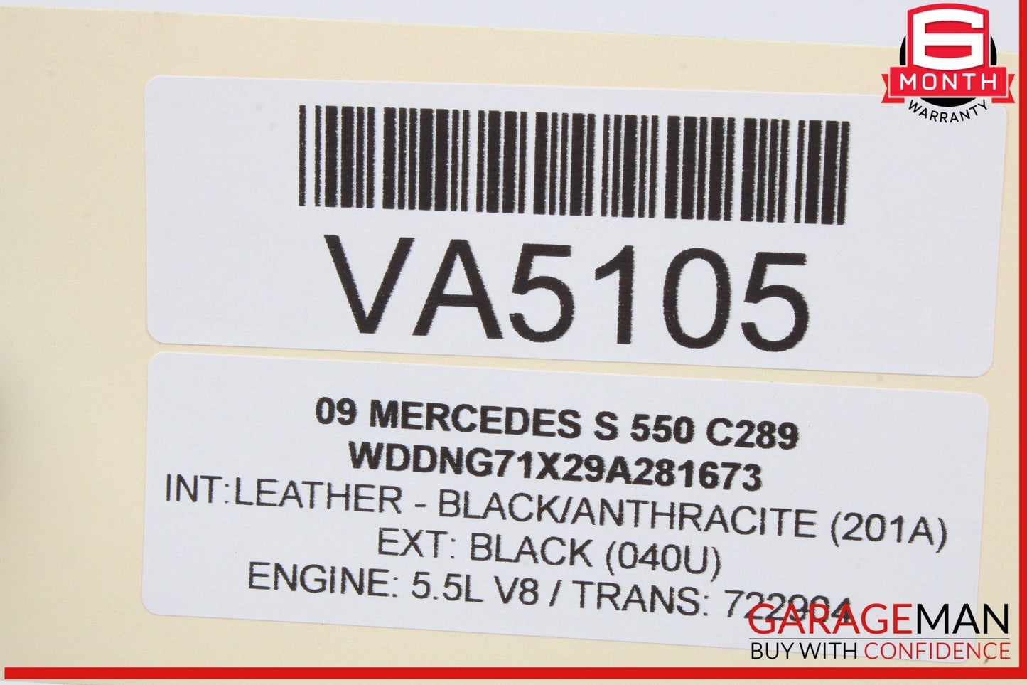 07-13 Mercedes W221 S550 Front Left Driver Side Under Seat Control Unit OEM