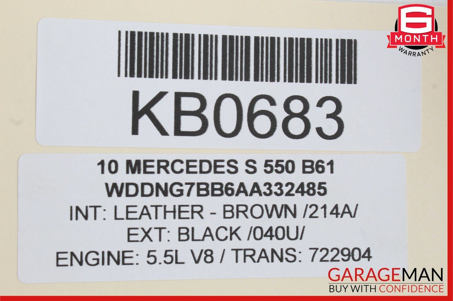 10-13 Mercedes W221 S550 S600 Steering Wheel w/ Paddle Shifters Brown Wood OEM