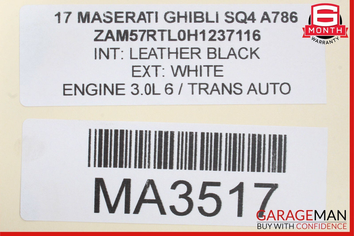 14-18 Maserati Quattroporte Ghibli Rear Left / Right Side Lower Control Arm OEM