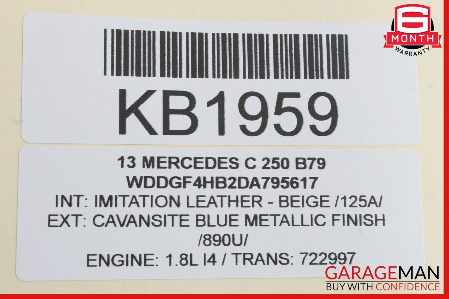 08-20 Mercedes C350 CLS550 SLK250 C250 Front Right Side Door Lock Latch Actuator