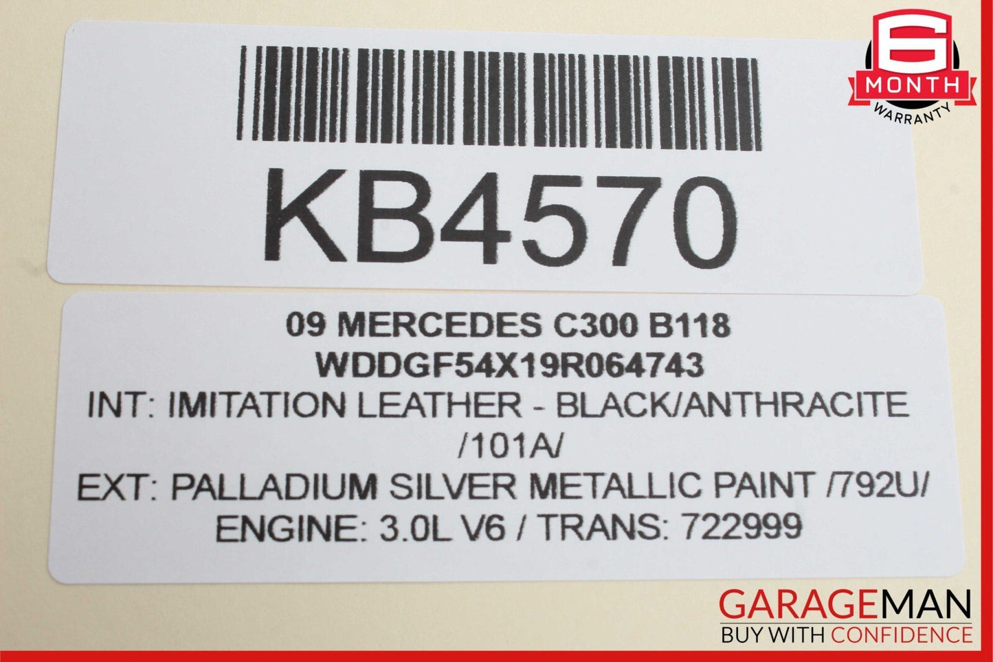 08-14 Mercedes W204 C300 Front Right Side Door Panel Tweeter Speaker Trim Cover