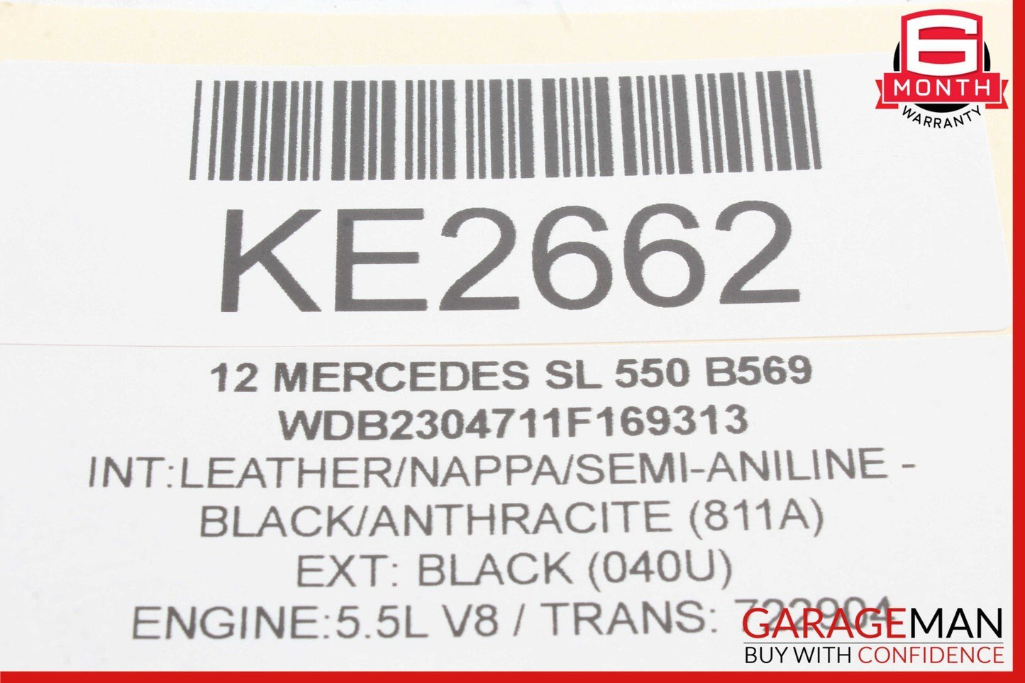 07-12 Mercedes R230 SL550 AC Air Conditioning Hose Pipe Line 2308304215 OEM