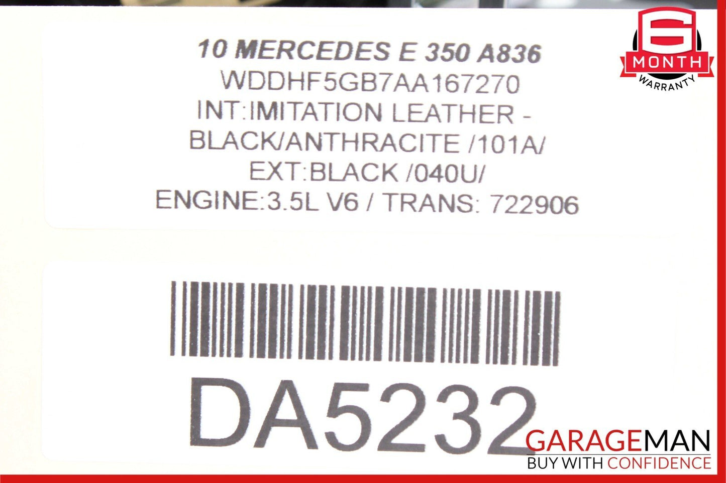 10-13 Mercedes W212 E350 E550 Front Right Seat Belt Seatbelt Retractor Black OEM