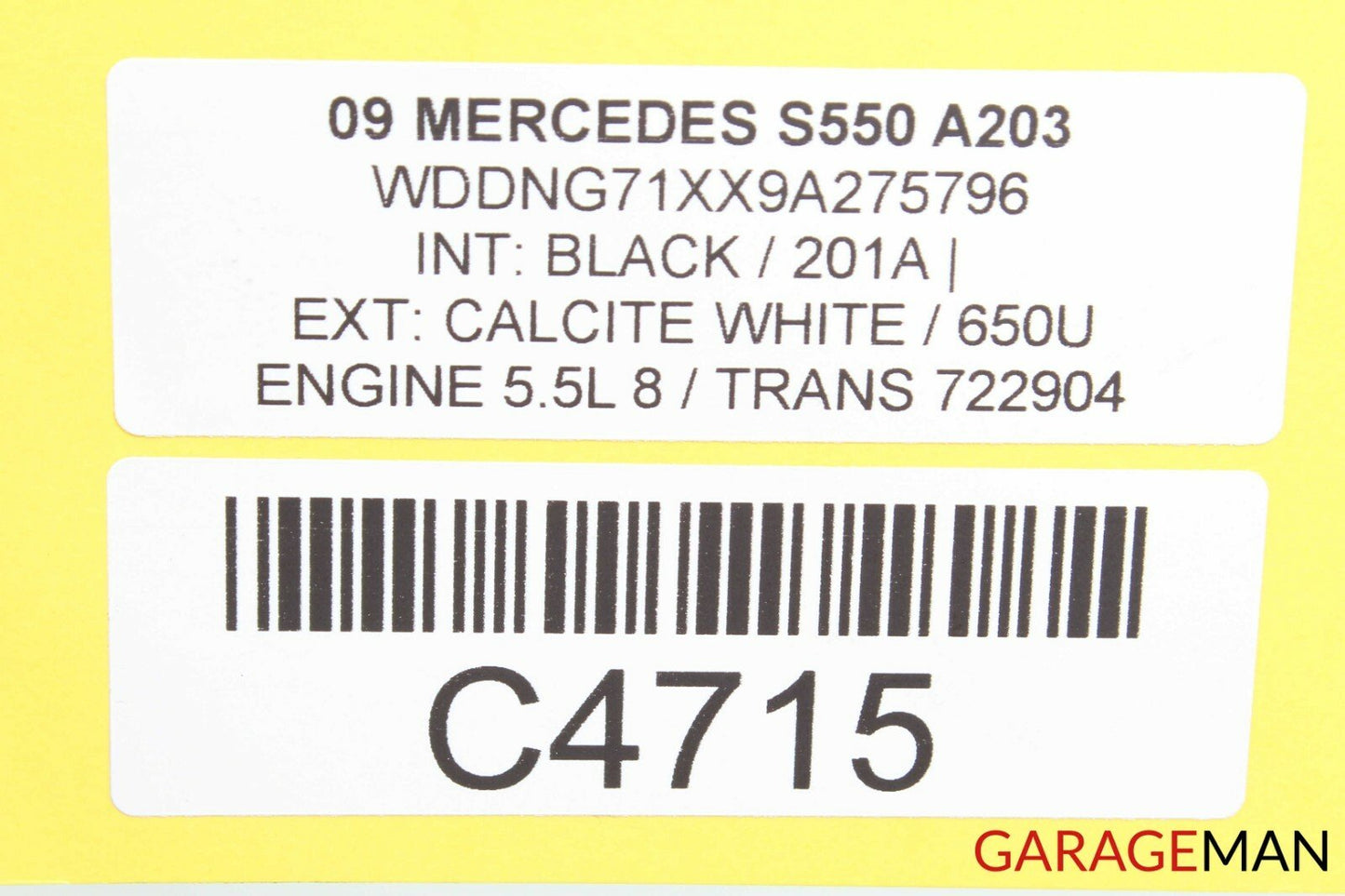 07-13 MERCEDES W221 S550 S63 AMG REAR WINDOW SUN SHADE SCREEN ROLLER BLIND OEM