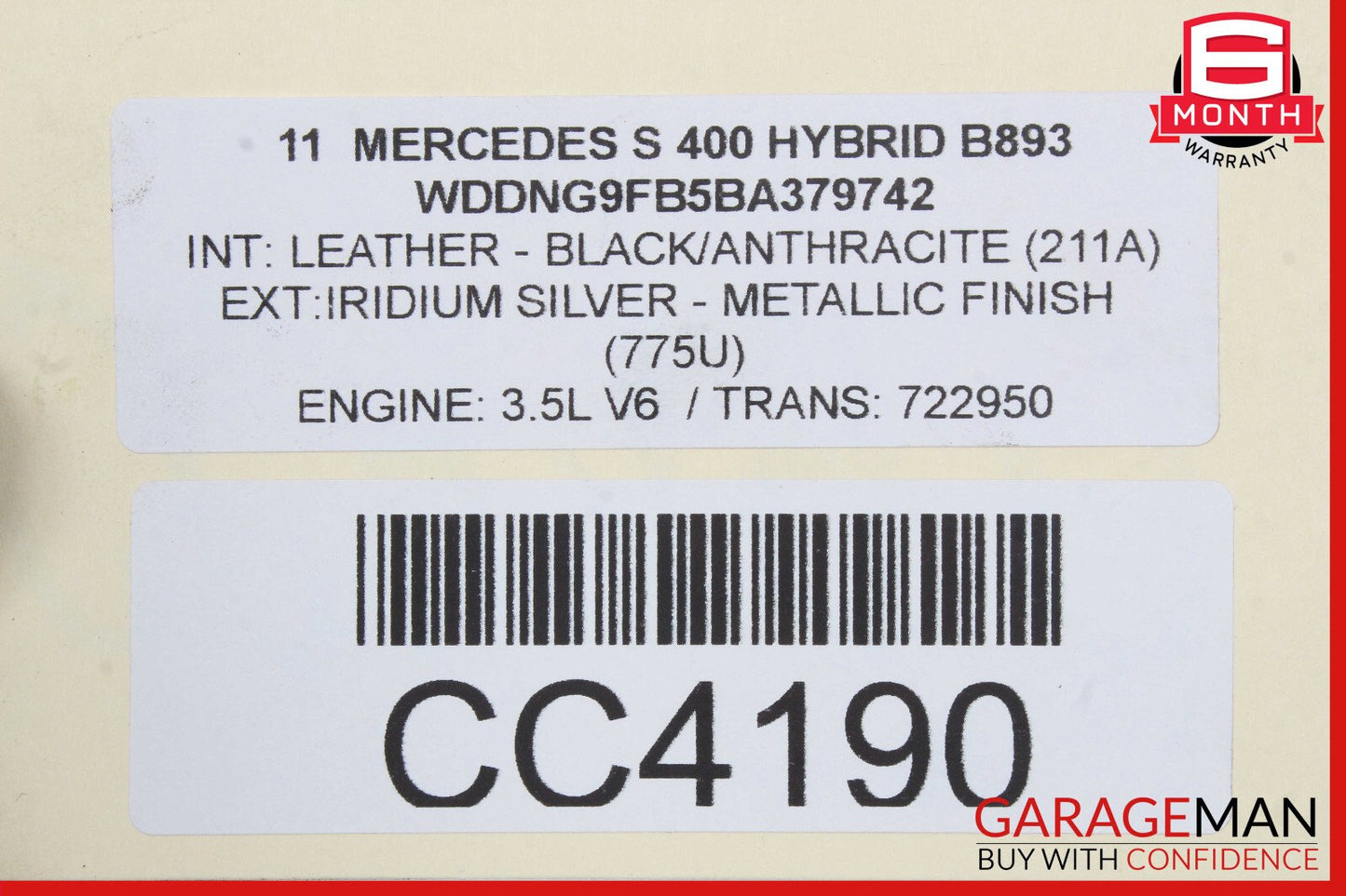 10-13 Mercedes W221 S400 Hybrid Engine Cooling Radiator A/C Air AC Condenser OEM