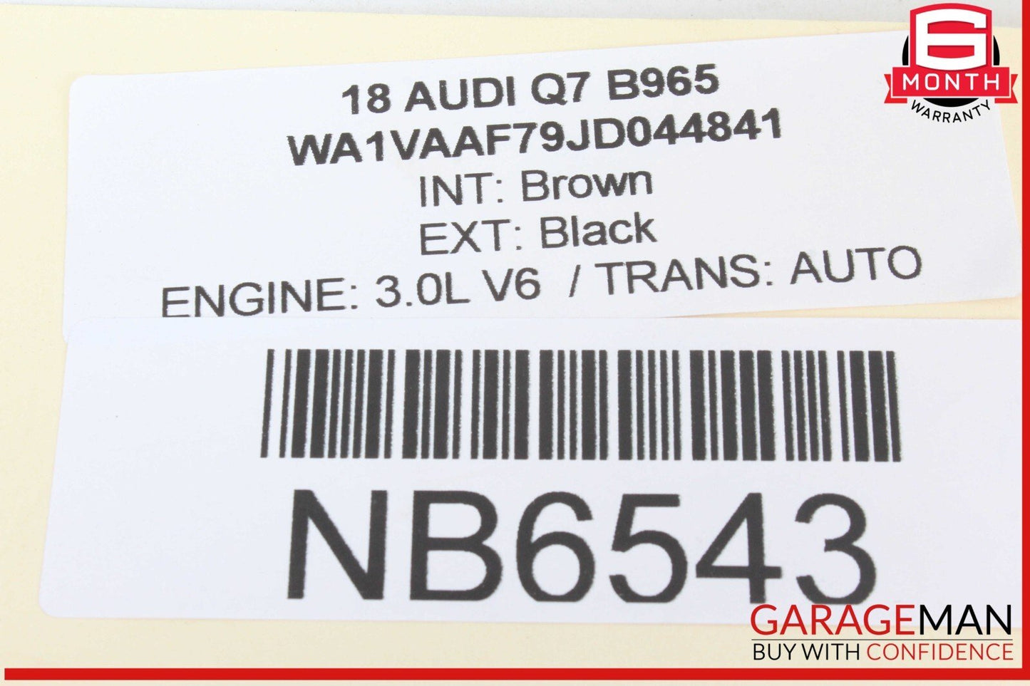 17-24 Audi Q7 Rear Left Driver Side Spindle Knuckle Hub OEM
