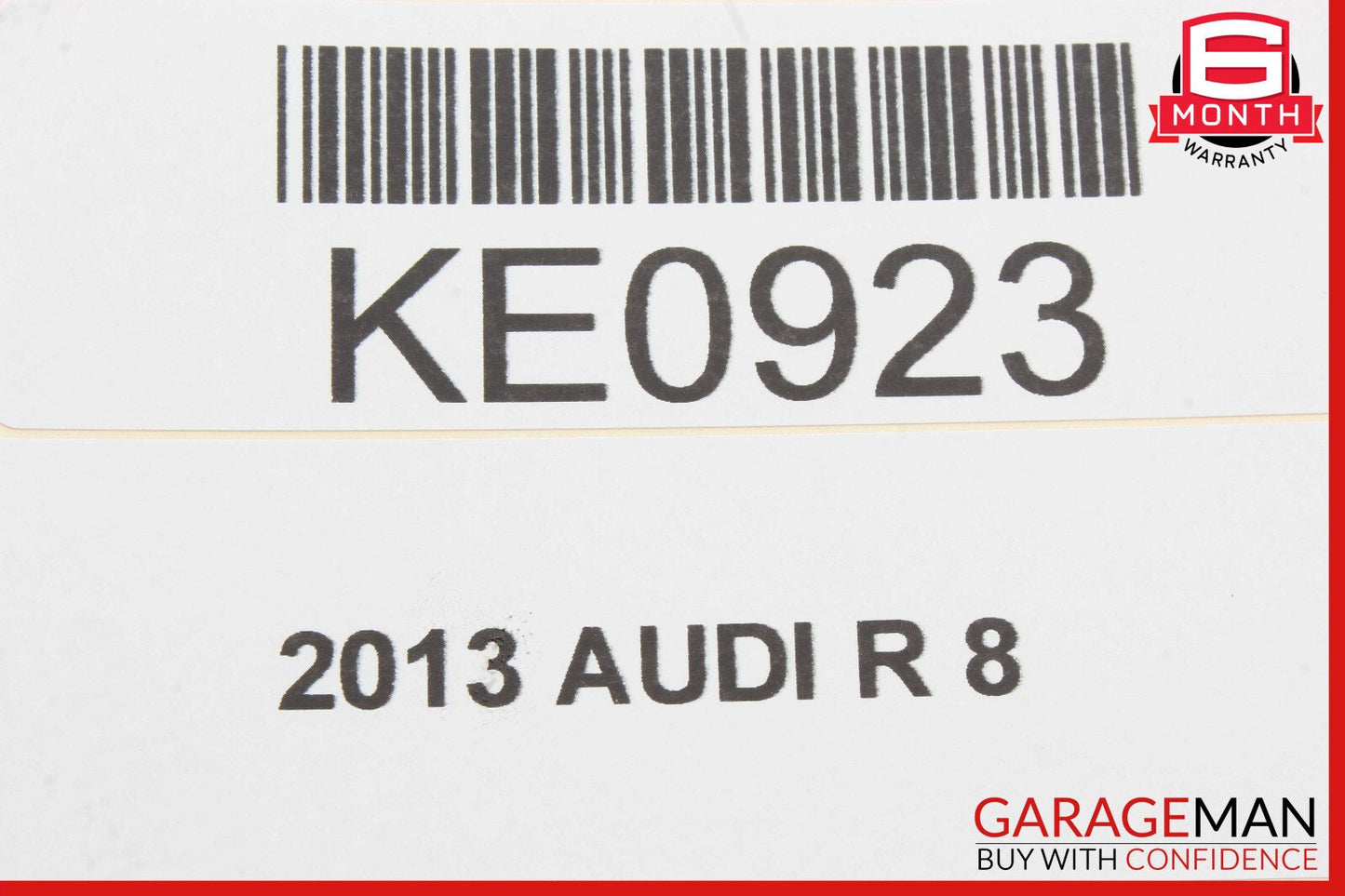 10-15 Audi R8 Left Fuel Injector Rail 07L133315 OEM
