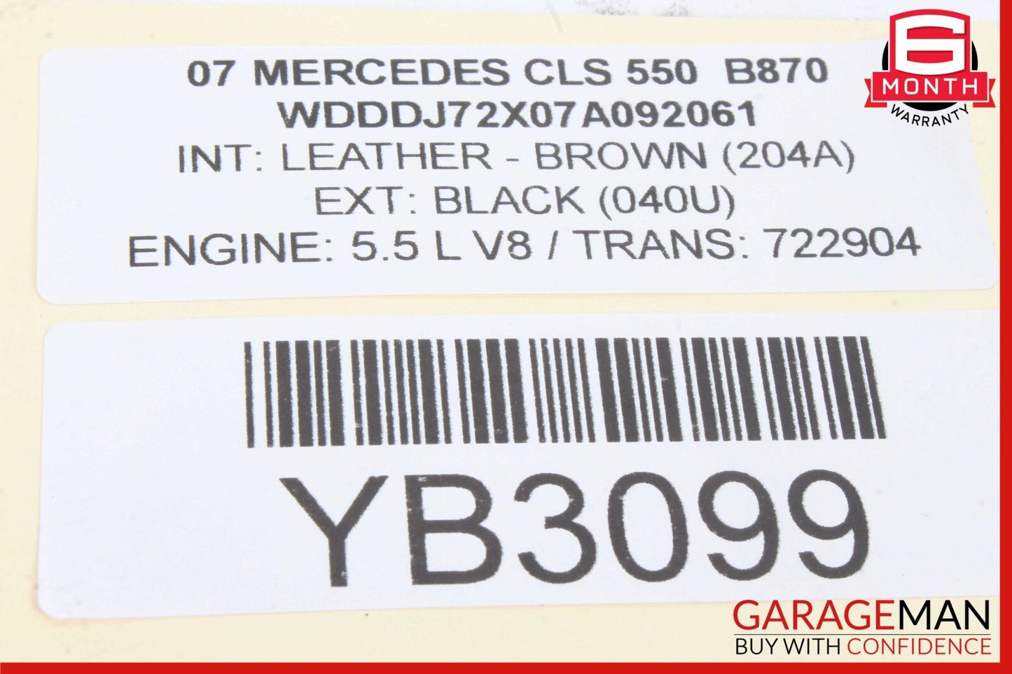 06-11 Mercedes W219 CLS63 CLS500 Door Speaker Sound Audio Radio 2198200102 OEM