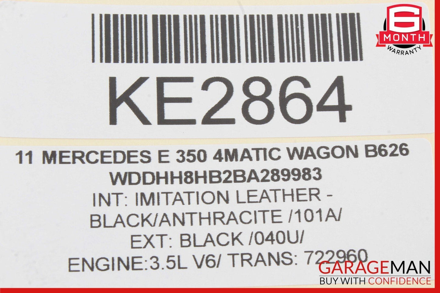 08-18 Mercedes W212 E350 C350 Rear Right Side Door Lock Latch Actuator OEM