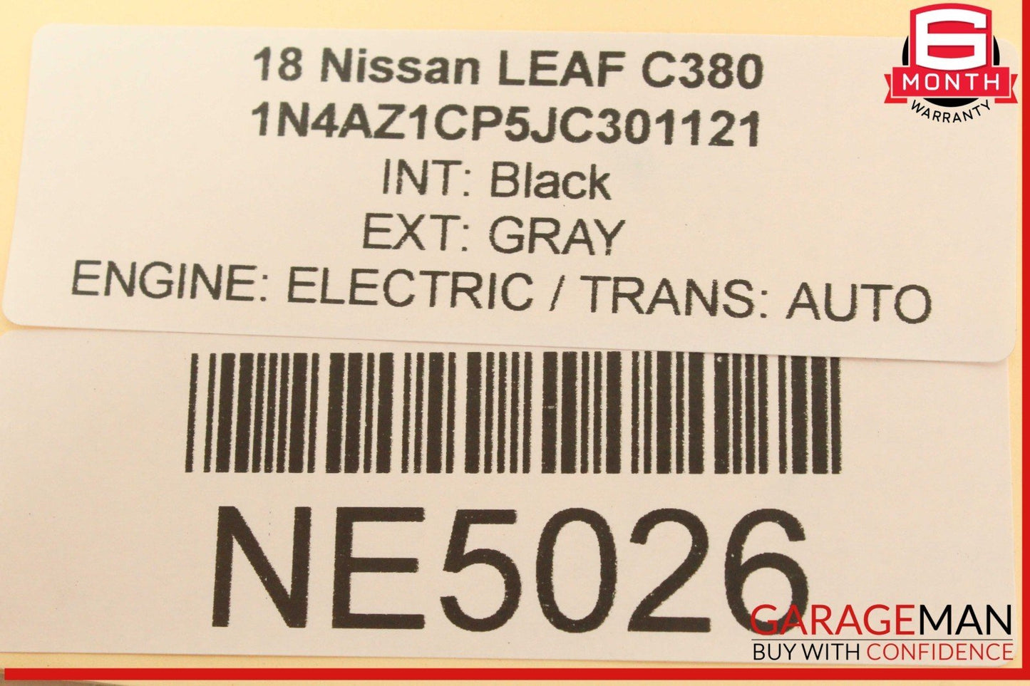 18-24 Nissan Leaf Front Left Driver Side Door Rear View Mirror Gray OEM
