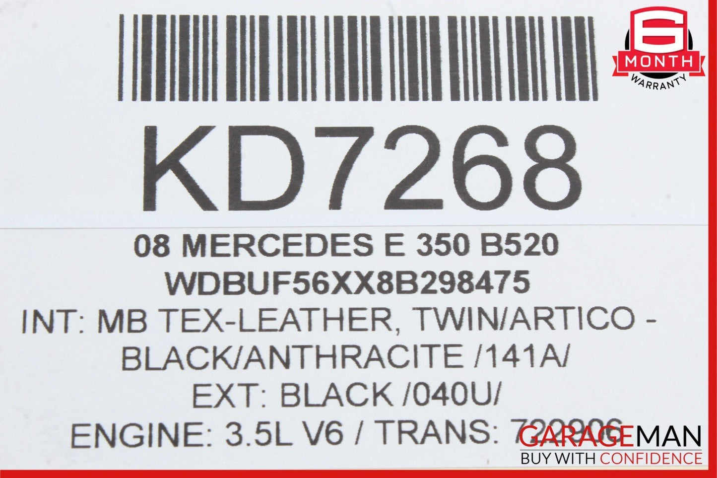 03-09 Mercedes W211 E320 E550 Rear Right Door Lock Actuator Side Keyless Go
