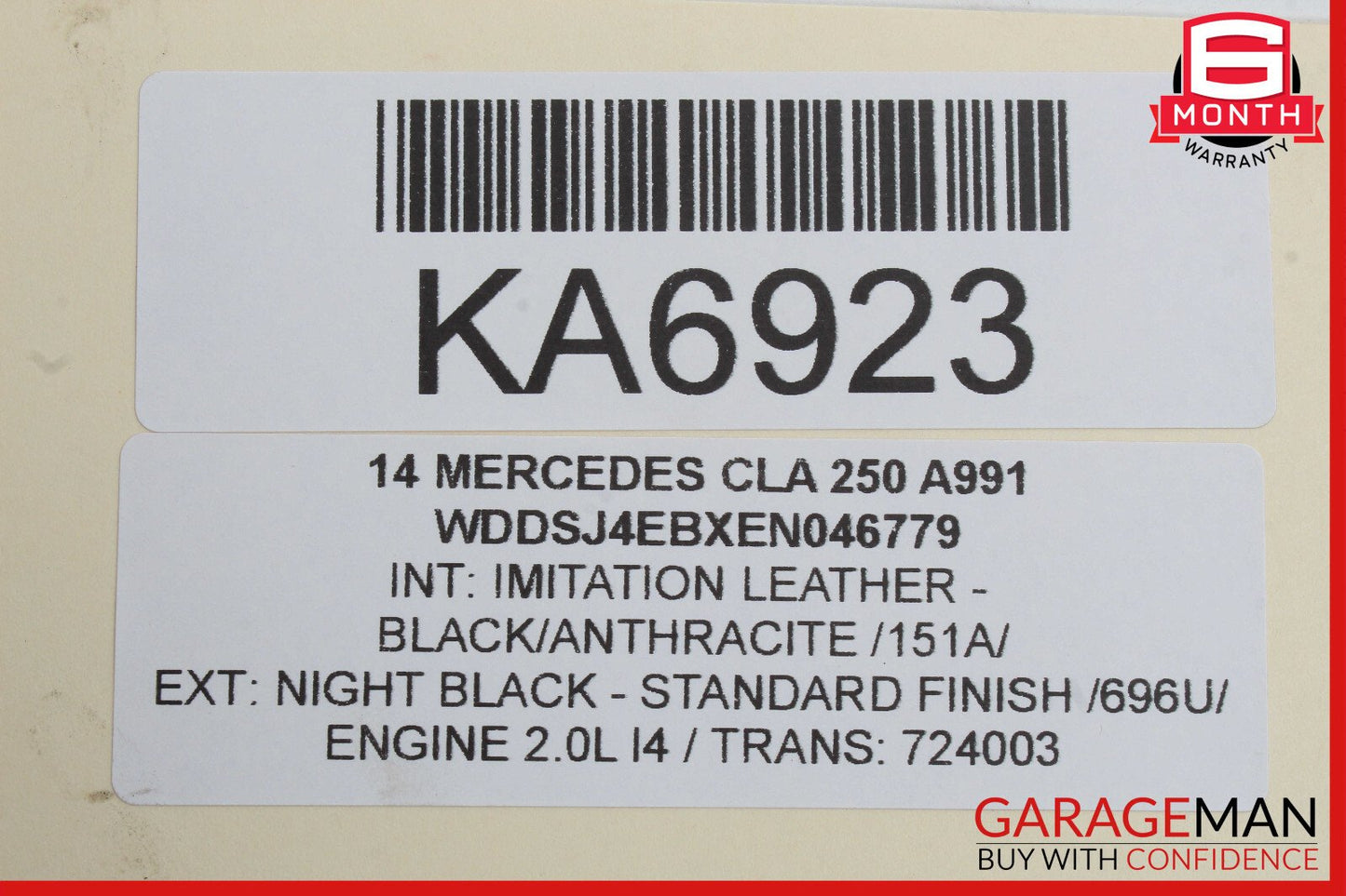 14-18 Mercedes W117 CL250 Rear Left Driver Side Spindle Knuckle Hub Bearing OEM