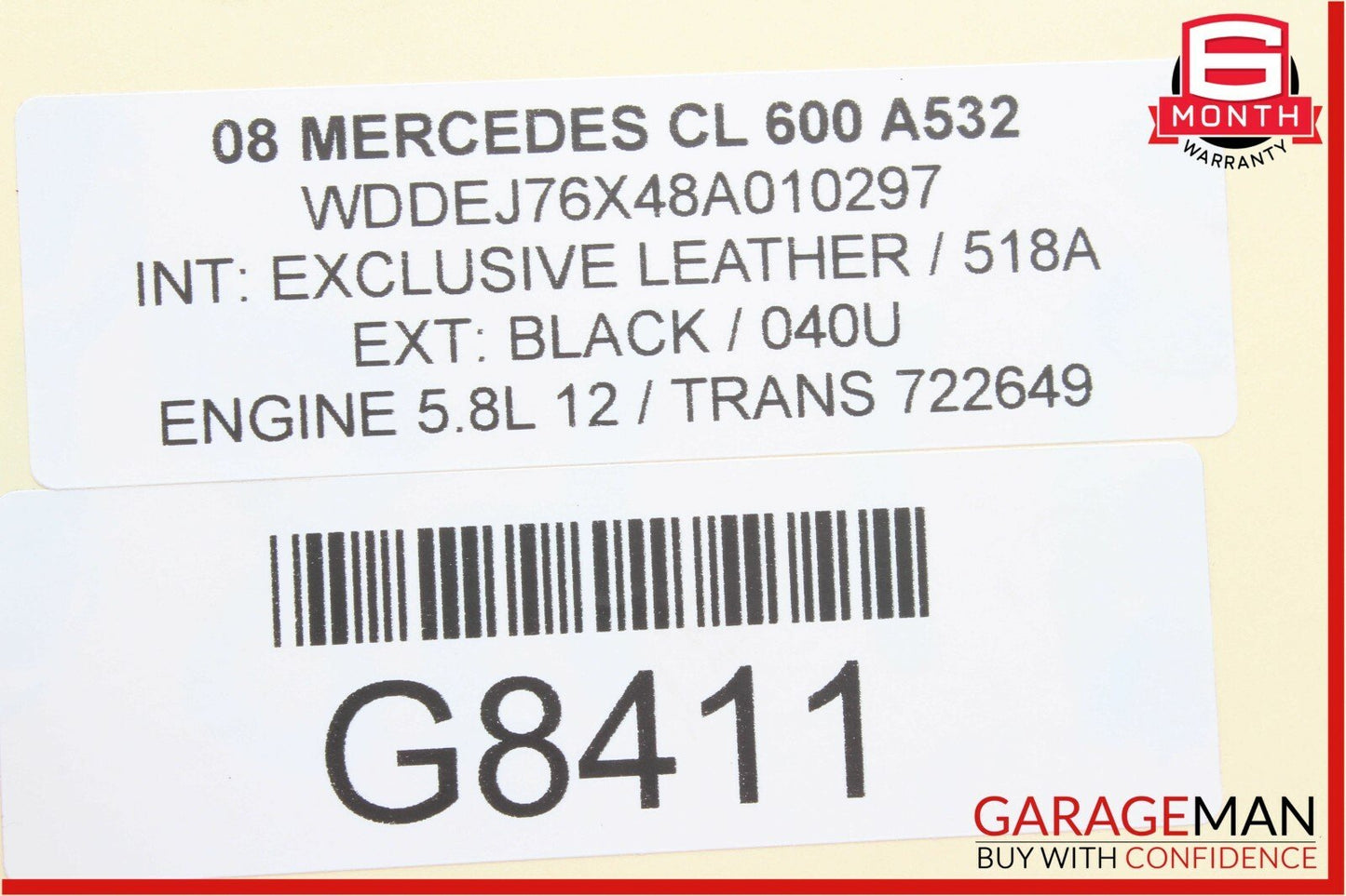07-14 Mercedes W221 S550 CL550 Rear Right Lower Control Arm 1403521205 OEM