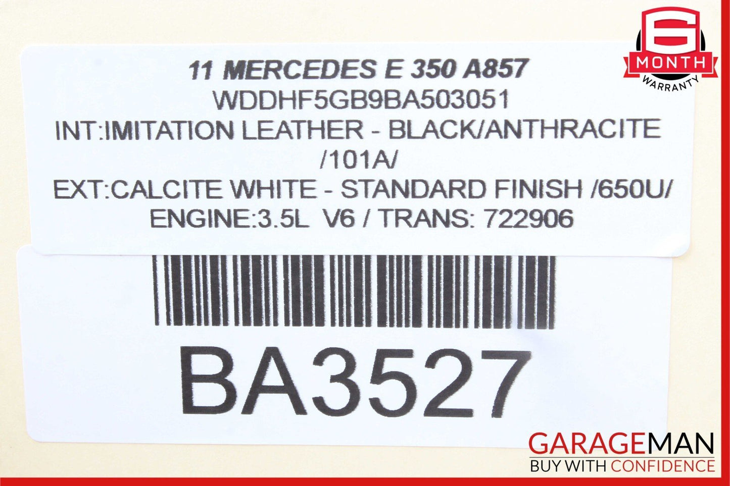08-18 Mercedes W212 E350 CLS550 Rear Right Side Door Control Module OEM