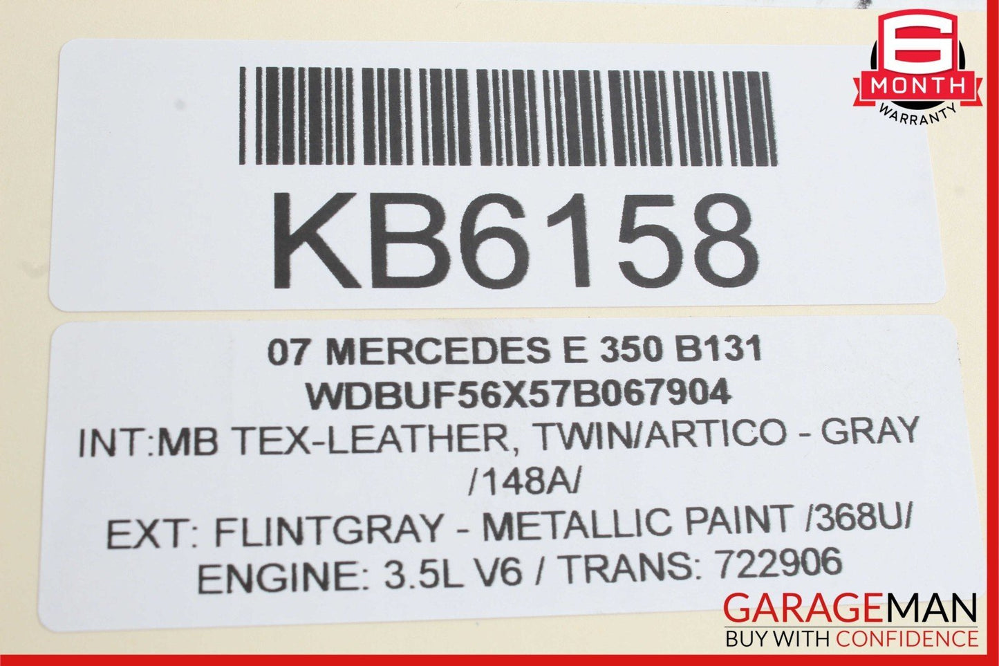 06-11 Mercedes W211 E350 CLK550 Engine Coolant Motor Water Pump Assembly OEM