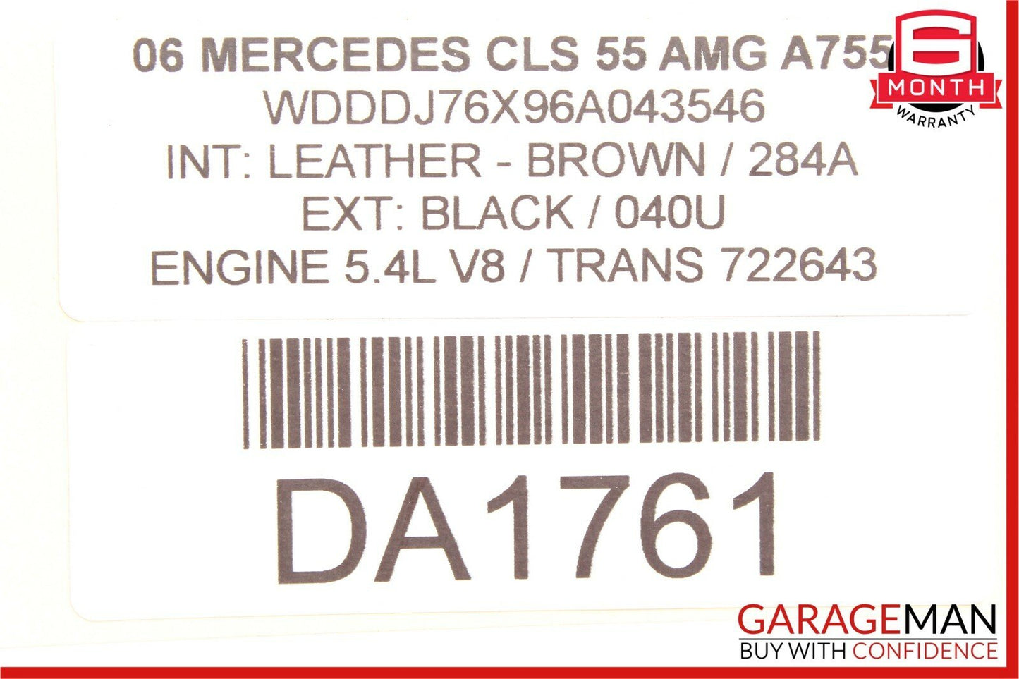 06-11 Mercedes W219 CLS55 AMG Front/Rear Right & Left Door Sound Audio Speakers