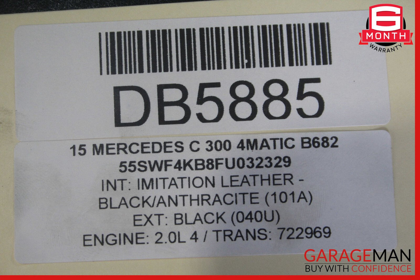 15-17 Mercedes W205 C300 4Matic Automatic Transmission Assembly OEM 72k