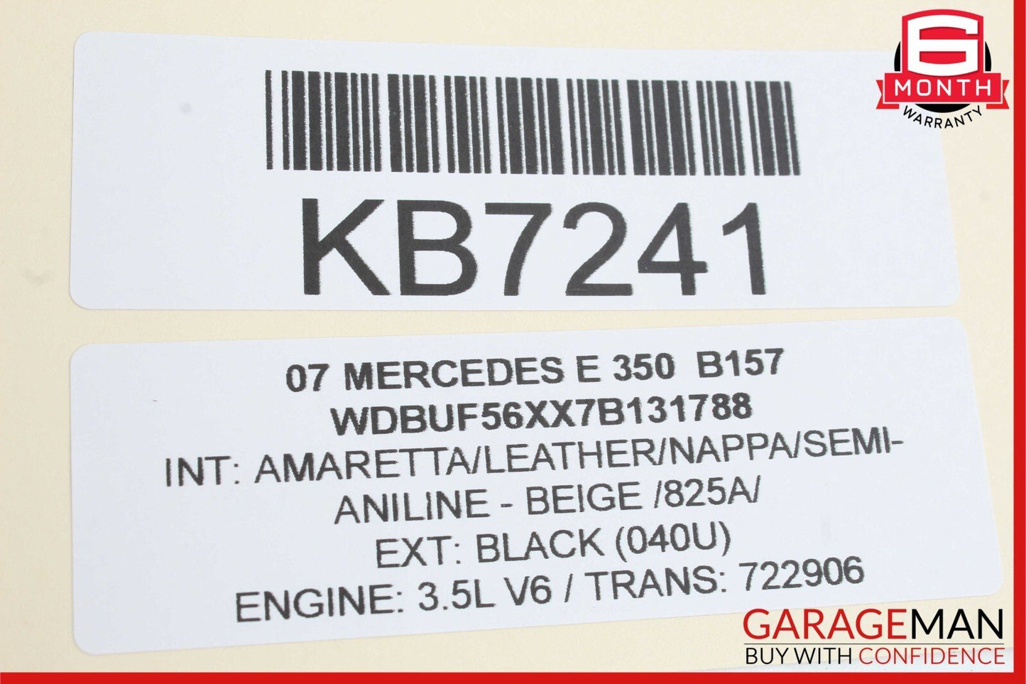 03-09 Mercedes W211 E350 E500 E320 Front Right Side Exterior Door Handle Black
