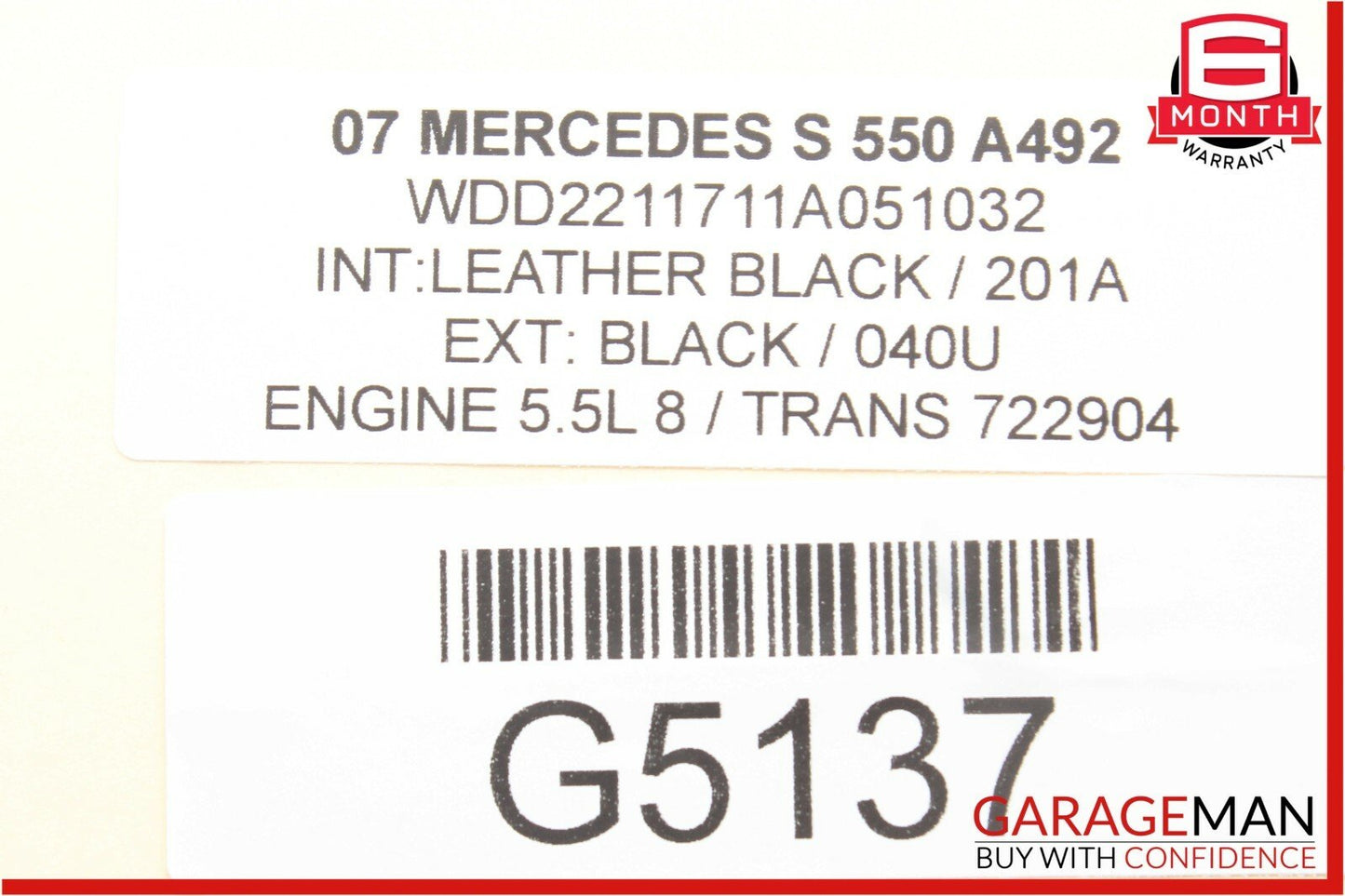 07-13 Mercedes W221 S550 S65 AMG Door Keyless Go Entry Control Module Unit OEM