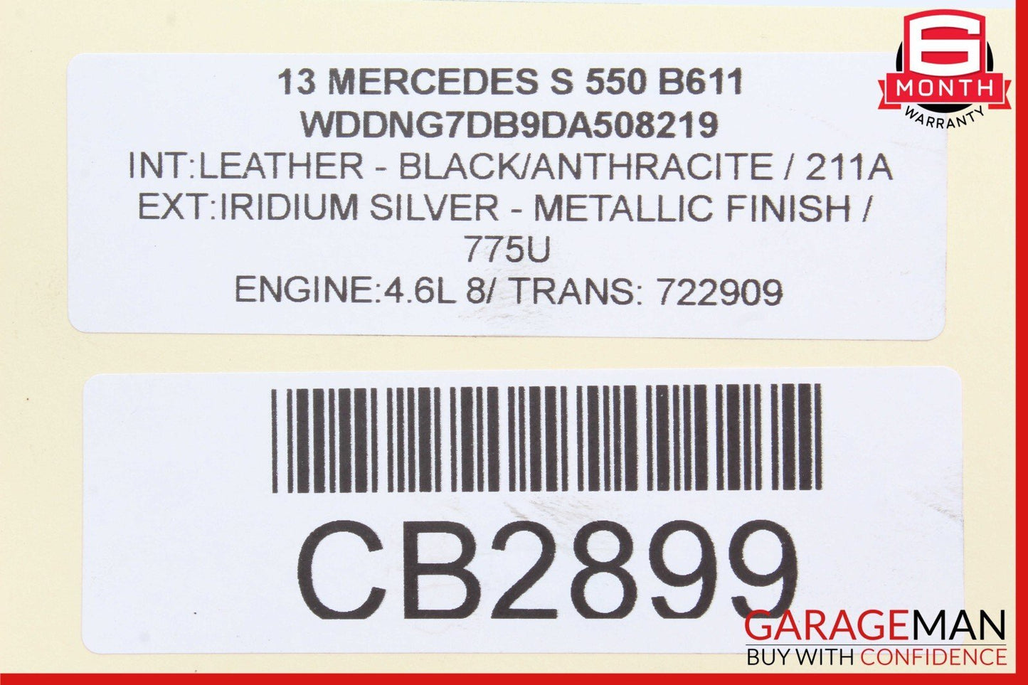 07-14 Mercedes W221 S550 S65 S63 AMG Front Left Side Lower Control Arm RWD