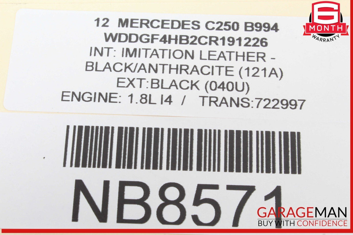 12-14 Mercedes W204 C250 C350 Speedometer Odometer Instrument Cluster Gauge OEM