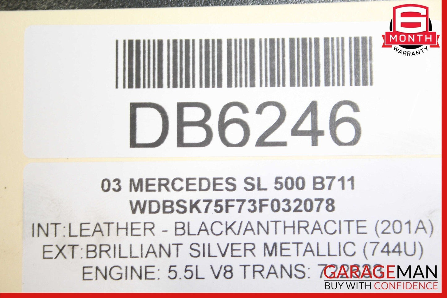 00-04 Mercedes CL500 SL500 Tranny Automatic Transmission 5G Tronic 722.633