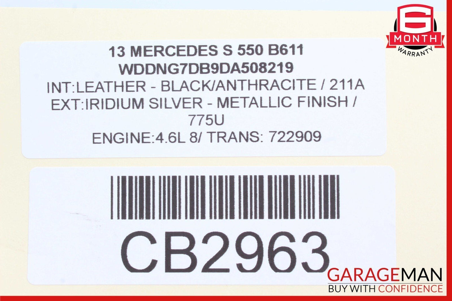 12-18 Mercedes S550 E550 M278 4.7L Left Side Turbocharger Turbo Charger Manifold