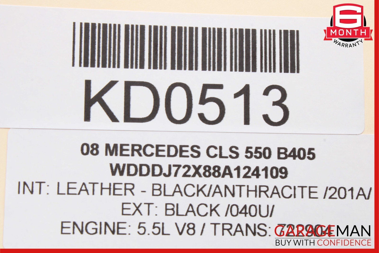07-09 Mercedes W219 CLS550 CLS500 Front Left Seatbelt Seat Belt Retractor OEM