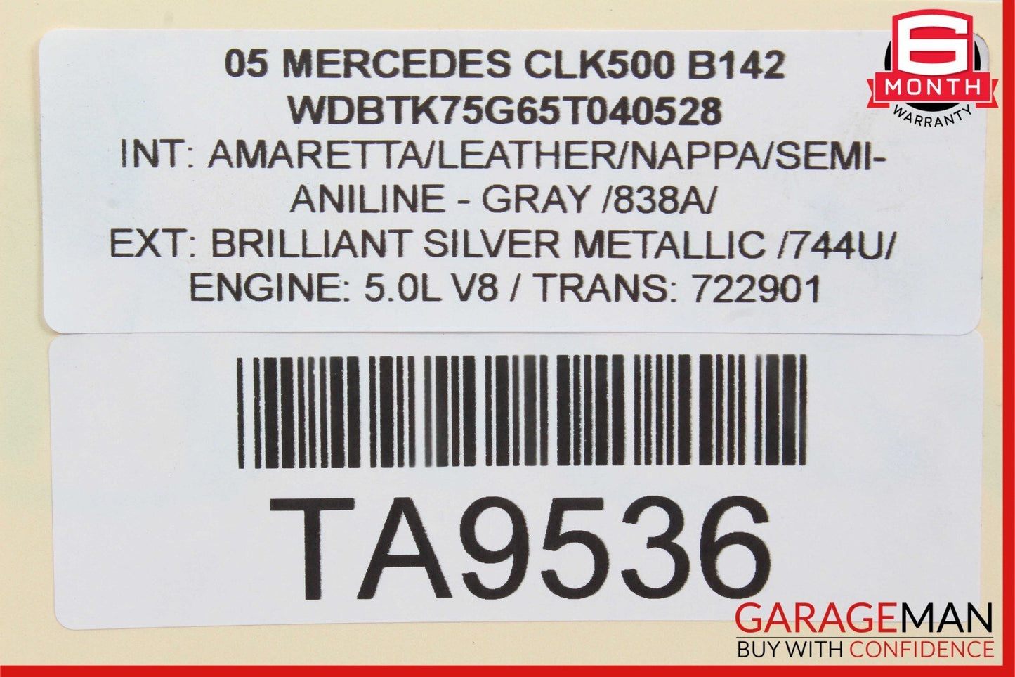 03-09 Mercedes W209 CLK350 CLK500 Front Right Side Suspension Control Arm