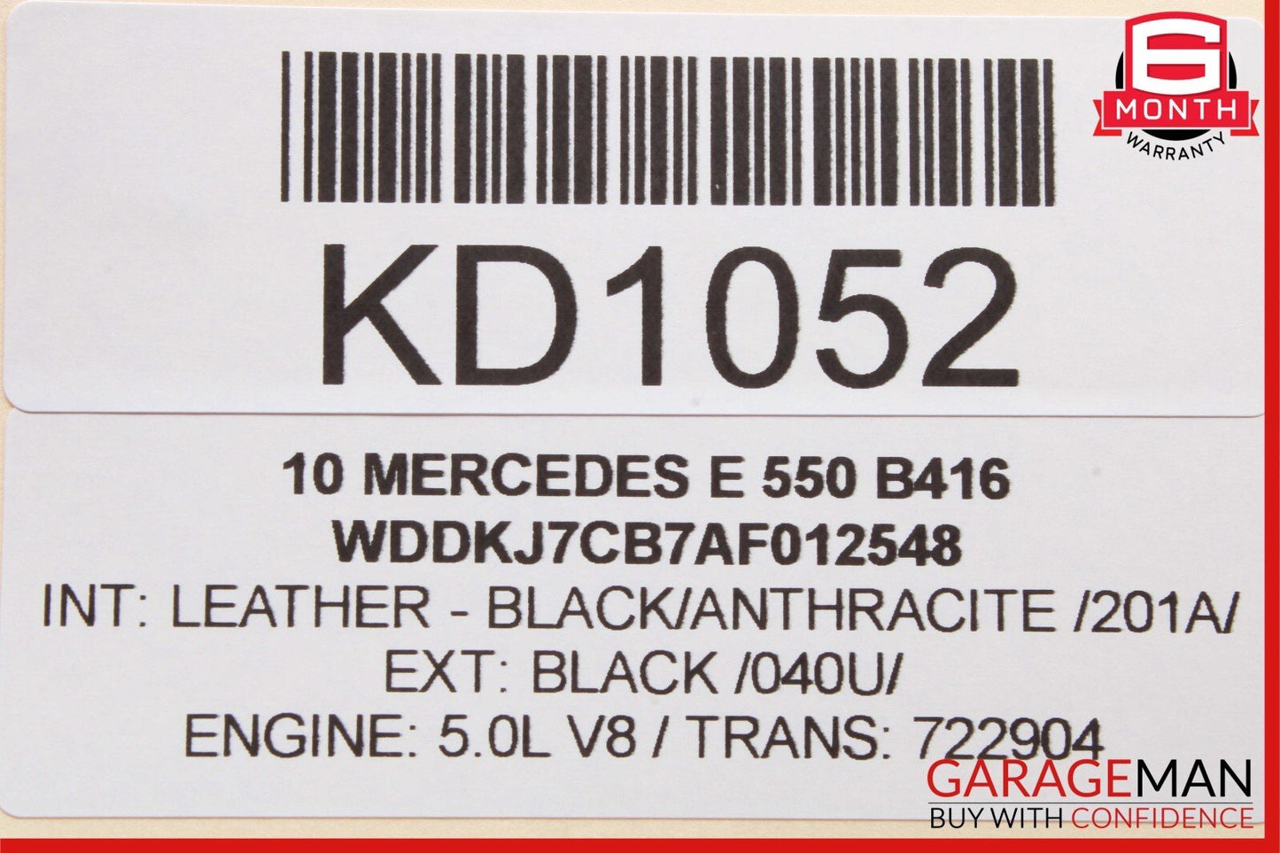 10-17 Mercedes W207 E550 E500 Coupe Left Door Window Regulator Motor Unit