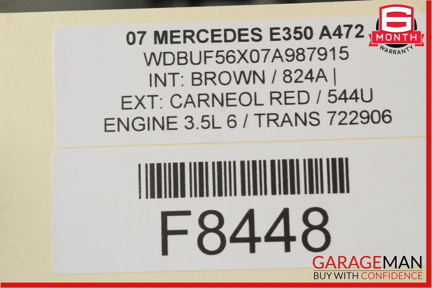 03-09 Mercedes E350 E63 AMG Command Monitor Headunit Navigation Radio CD Player