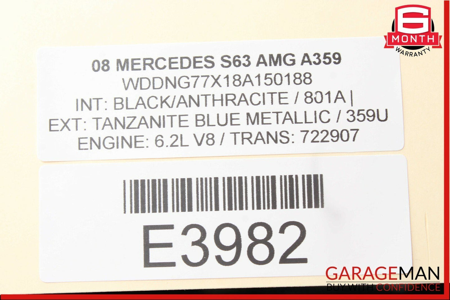 07-13 Mercedes W221 S600 S63 AMG Rear Right / Left Side Door Control Module OEM