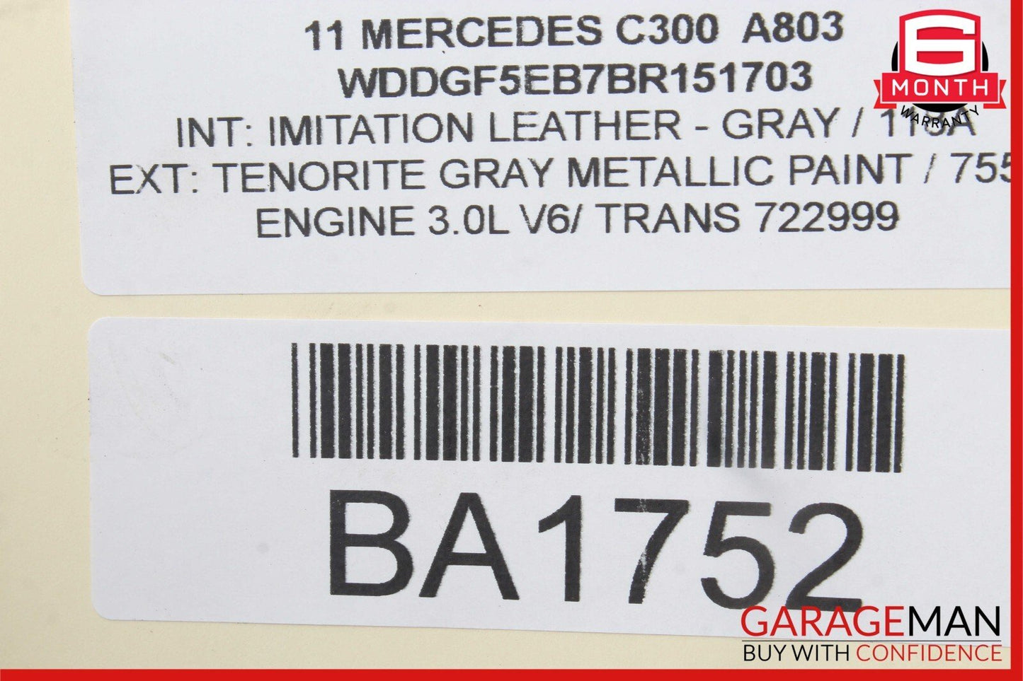 08-16 Mercedes W204 C300 E350 CLS350 Coolant Reservoir Overflow Expansion Tank