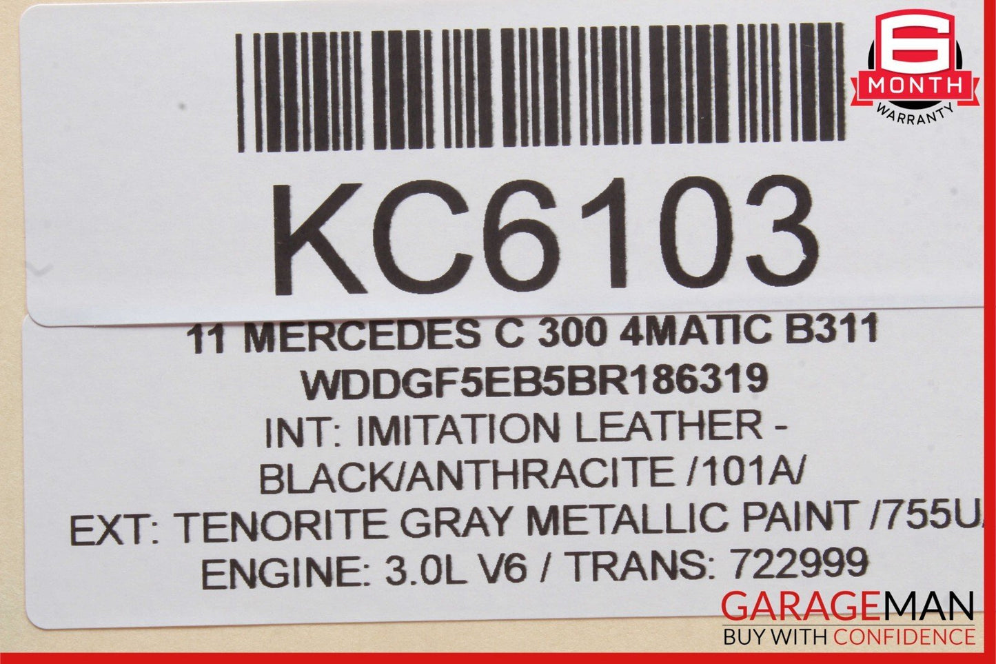 08-14 Mercedes W204 C300 4MATIC Gear Shift Shifter Selector Indicator Boot Knob