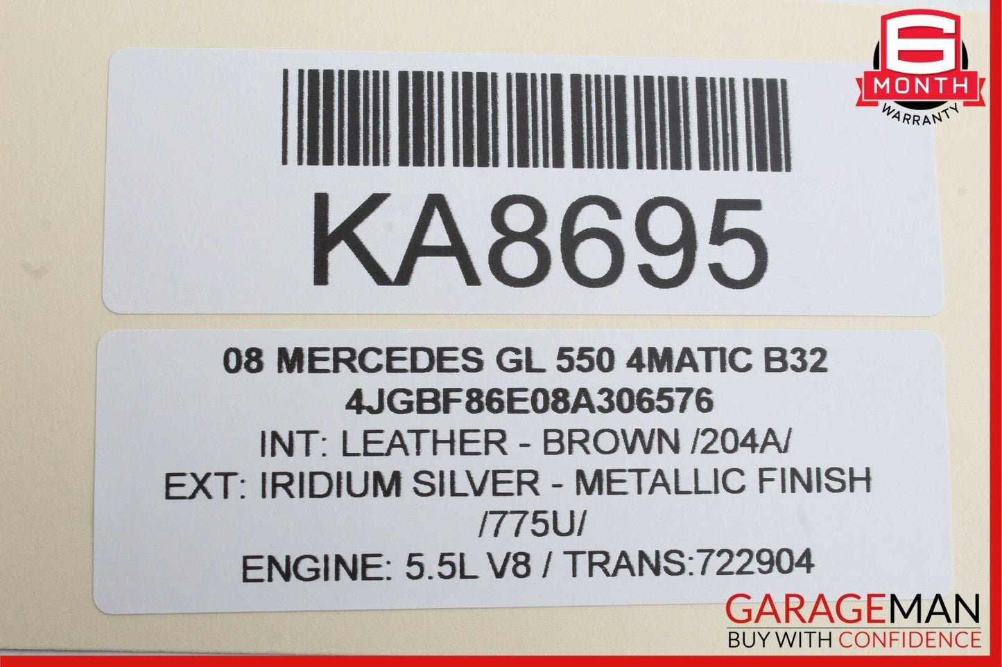 06-13 Mercedes X164 GL550 4Matic Heated Seat Computer Control Module Unit OEM