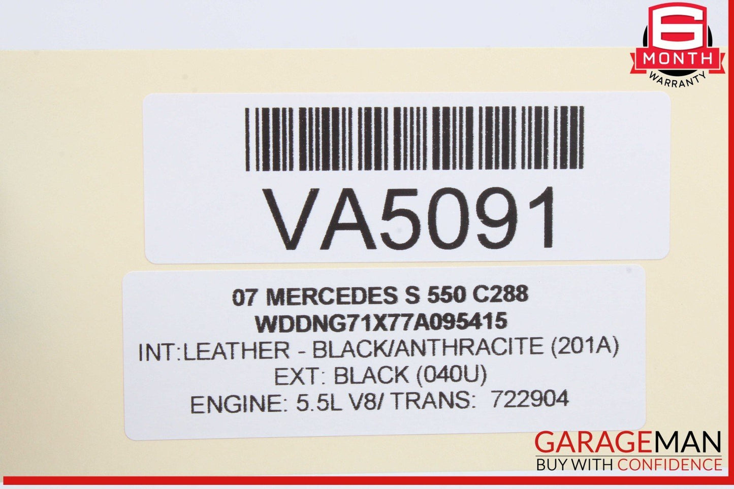 Seat Airscarf Control Module Unit