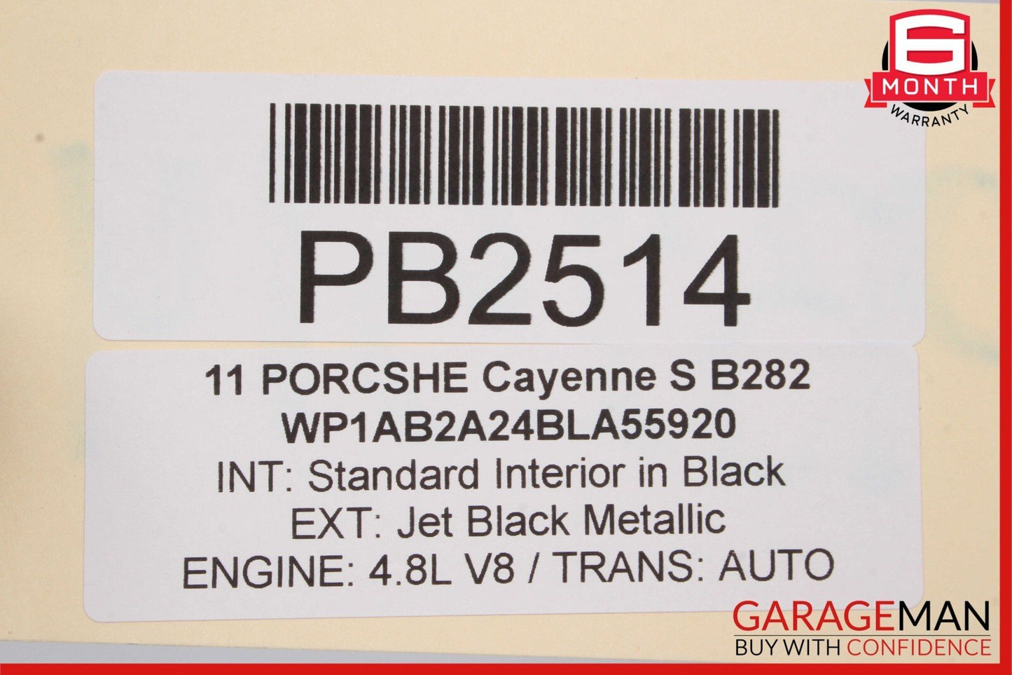 11-17 Porsche Cayenne 958 S 4.8L Rear Diff Differential Axle Carrier Assembly
