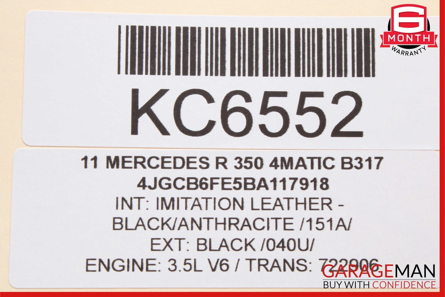 06-13 Mercedes W251 R350 ML550 GL550 Front Left Driver Door Control Module OEM