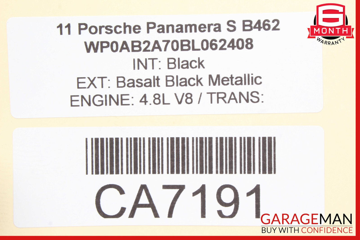 10-13 Porsche Panamera 970 Rear Left Driver Side Spindle Knucke Hub OEM