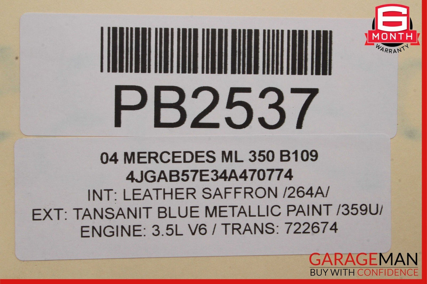 98-05 Mercedes W163 ML350 ML320 ML500 AC Air A/C Condenser Cooler 1638300070 OEM
