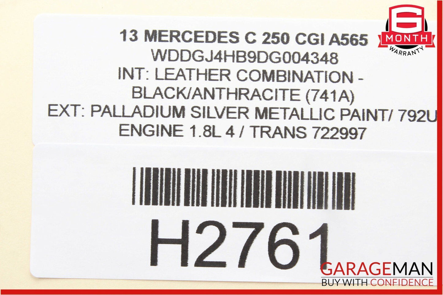08-15 Mercedes W204 C250 C350 Rear Right / Left Suspension Trailing Control Arm