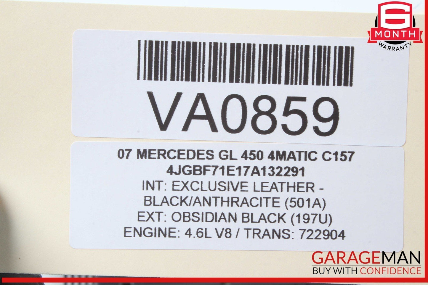06-12 Mercedes X164 GL450 4MATIC AC Temp Heater Climate Control Switch Display