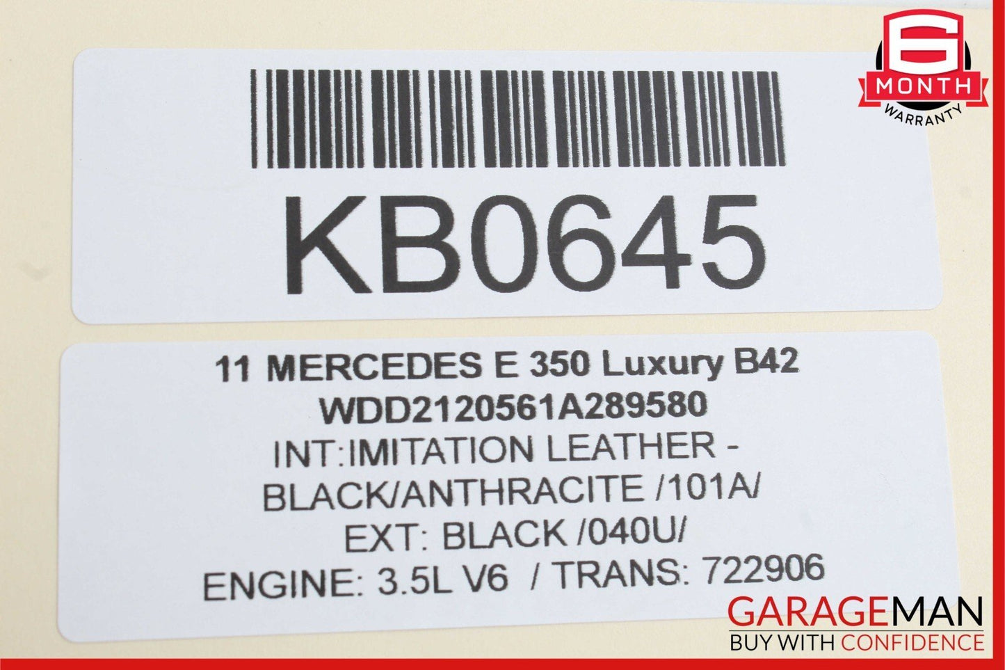 10-16 Mercedes W212 E350 Front Right Side RWD Suspension Wishbone Control Arm