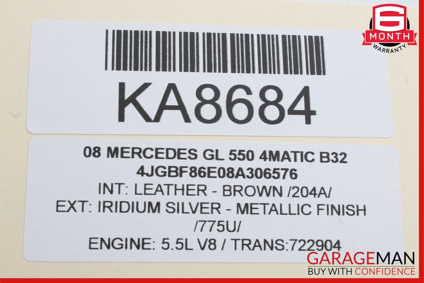 06-12 Mercedes X164 GL550 Fuse Junction Box Relay TPMS Tire Pressure Control OEM