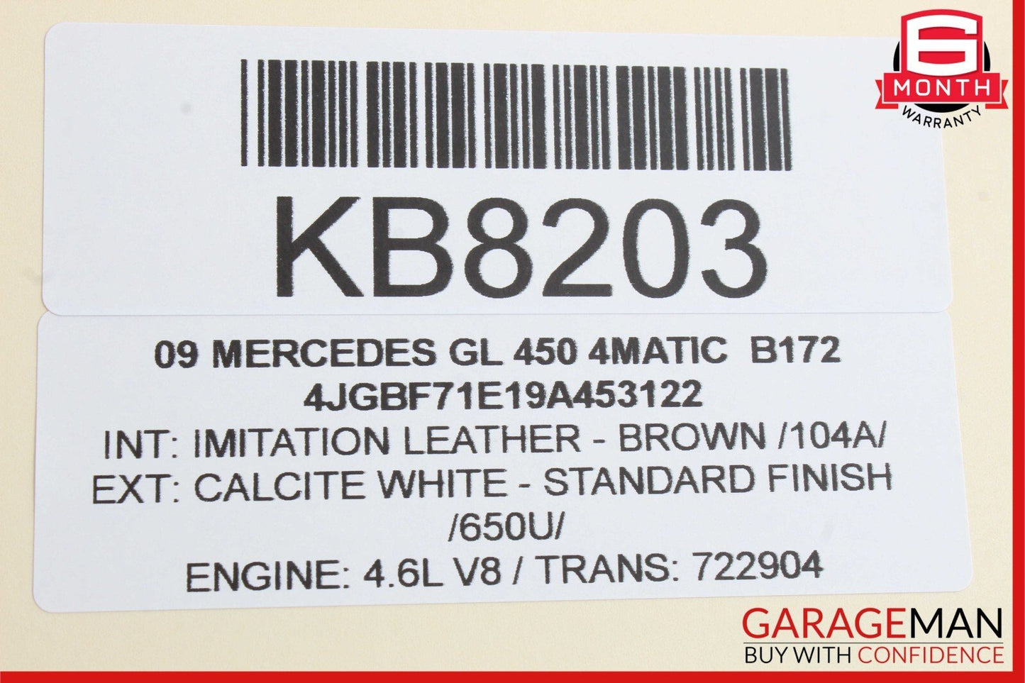 06-13 Mercedes R350 E350 GL450 Right Side Seat Weight Sensor Control Module