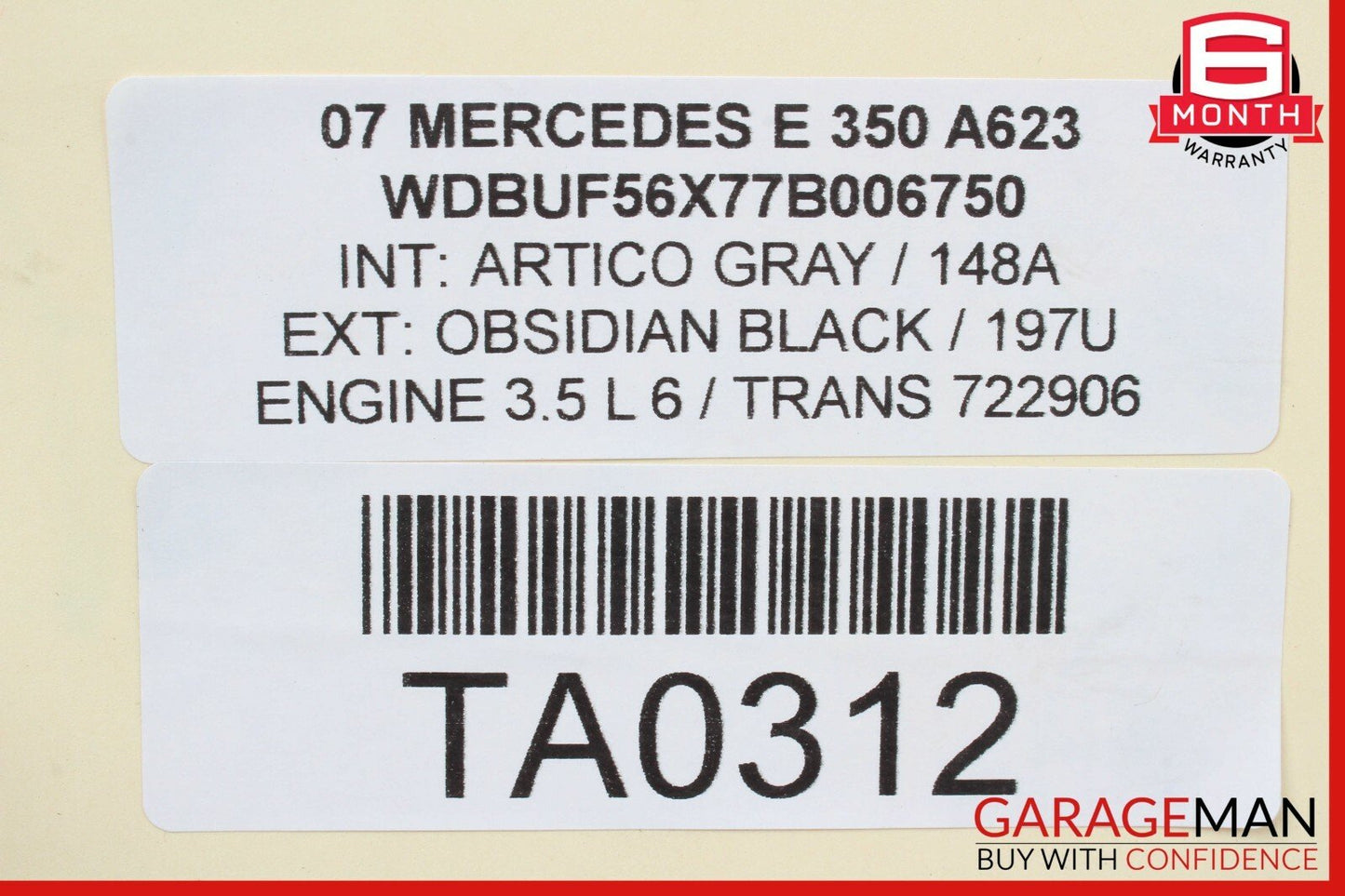 06-12 Mercedes CLS500 GL450 CL550 E350 Front Bumper Fog Light Lamp Set of 2 Pc