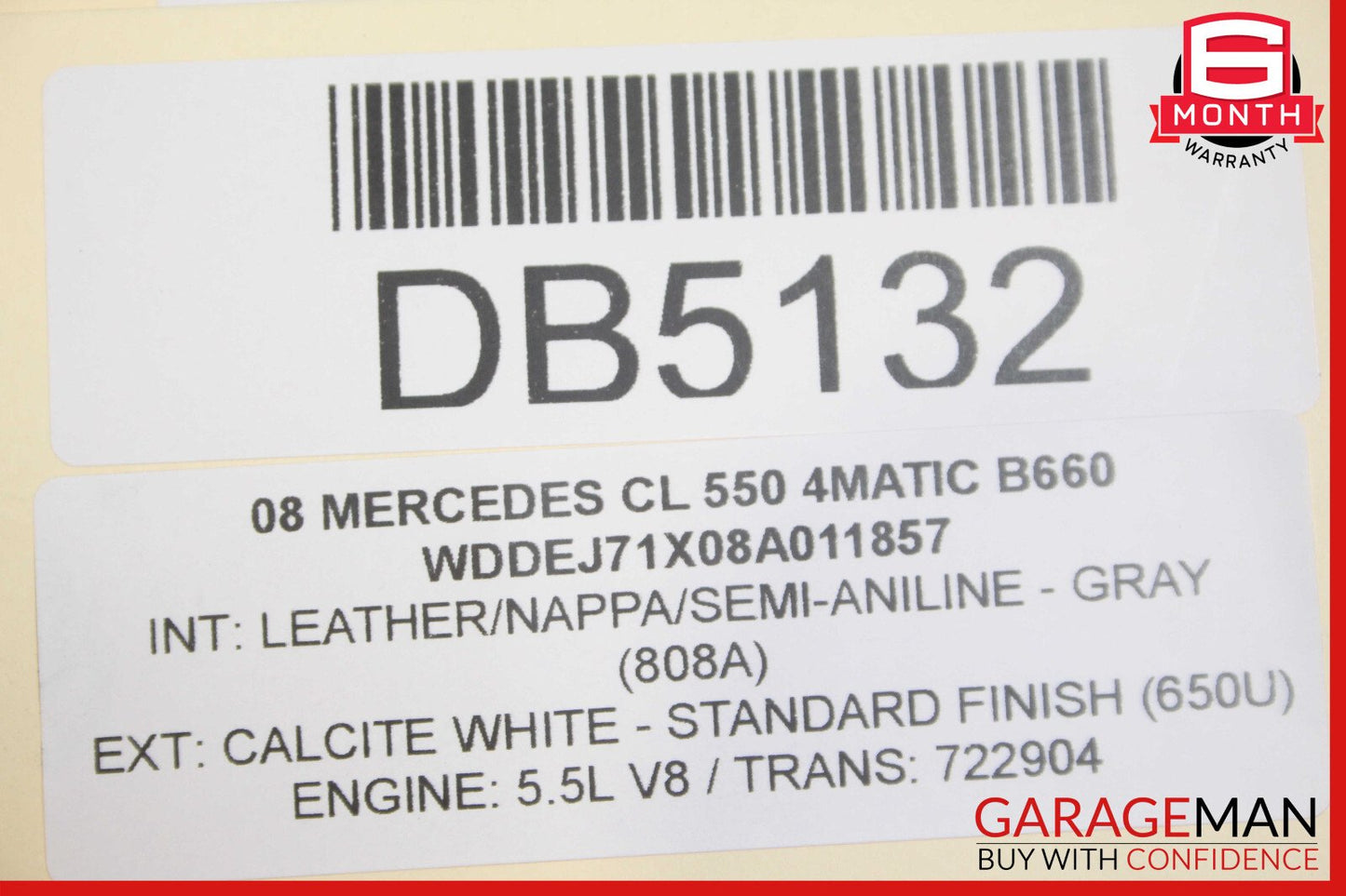 07-14 Mercedes W216 CL550 S400 S550 Front Bumper Reinforcement Impact Bar OEM