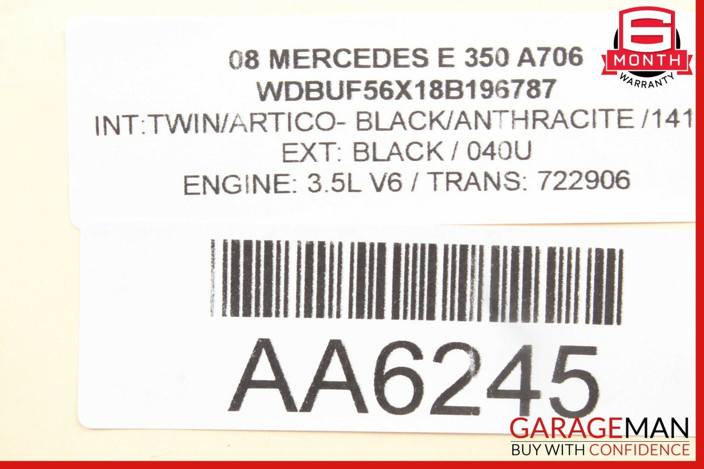 03-11 Mercedes W211 E350 Rear Left / Right Side Suspension Upper Control Arm OEM