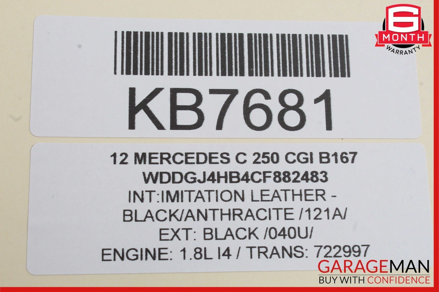 08-14 Mercedes W204 C250 C300 C350 Center Console Shift Shifter Bezel Trim Cover