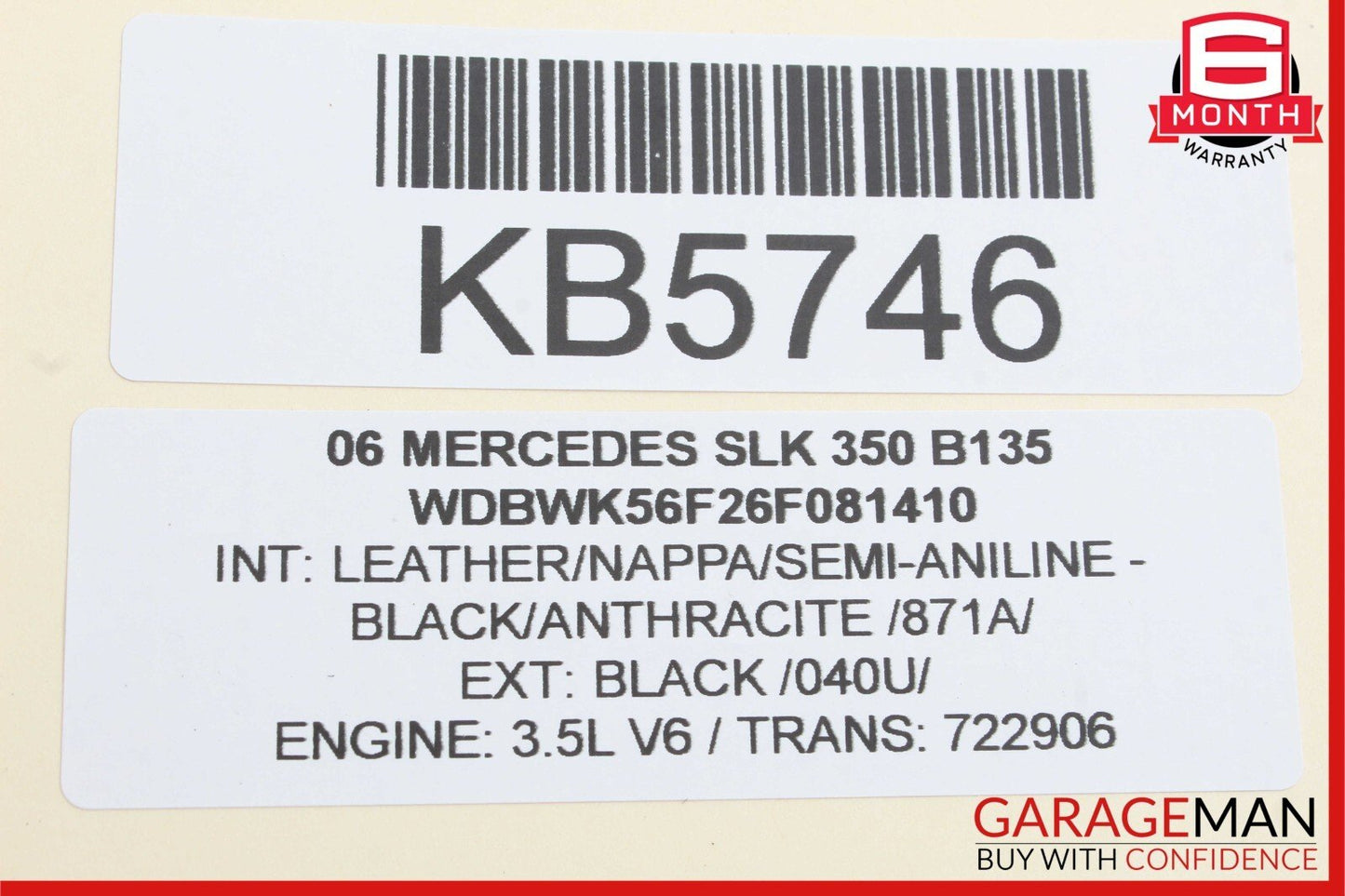 05-11 Mercedes R171 SLK280 Front Left Side Door Lock Latch Actuator OEM